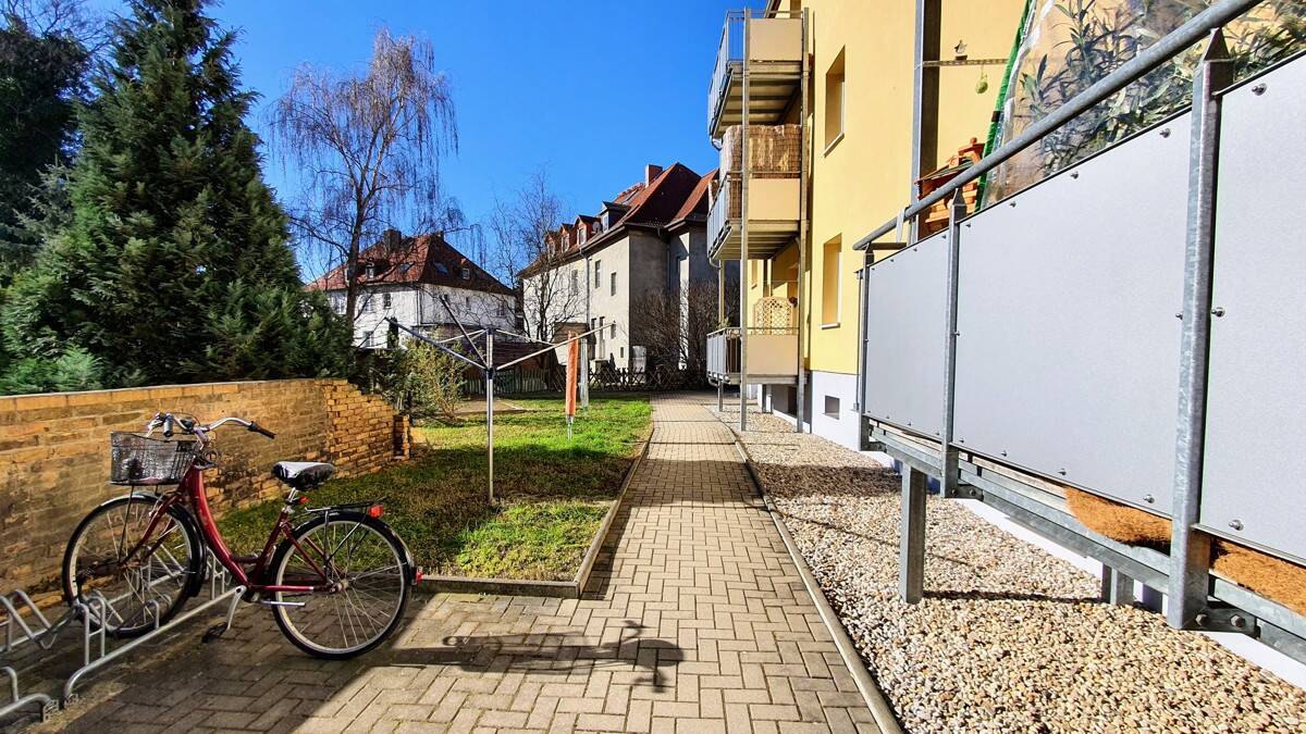 Fahrradständer Objektrückseite