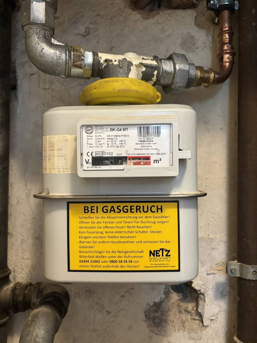 Zähler Gas