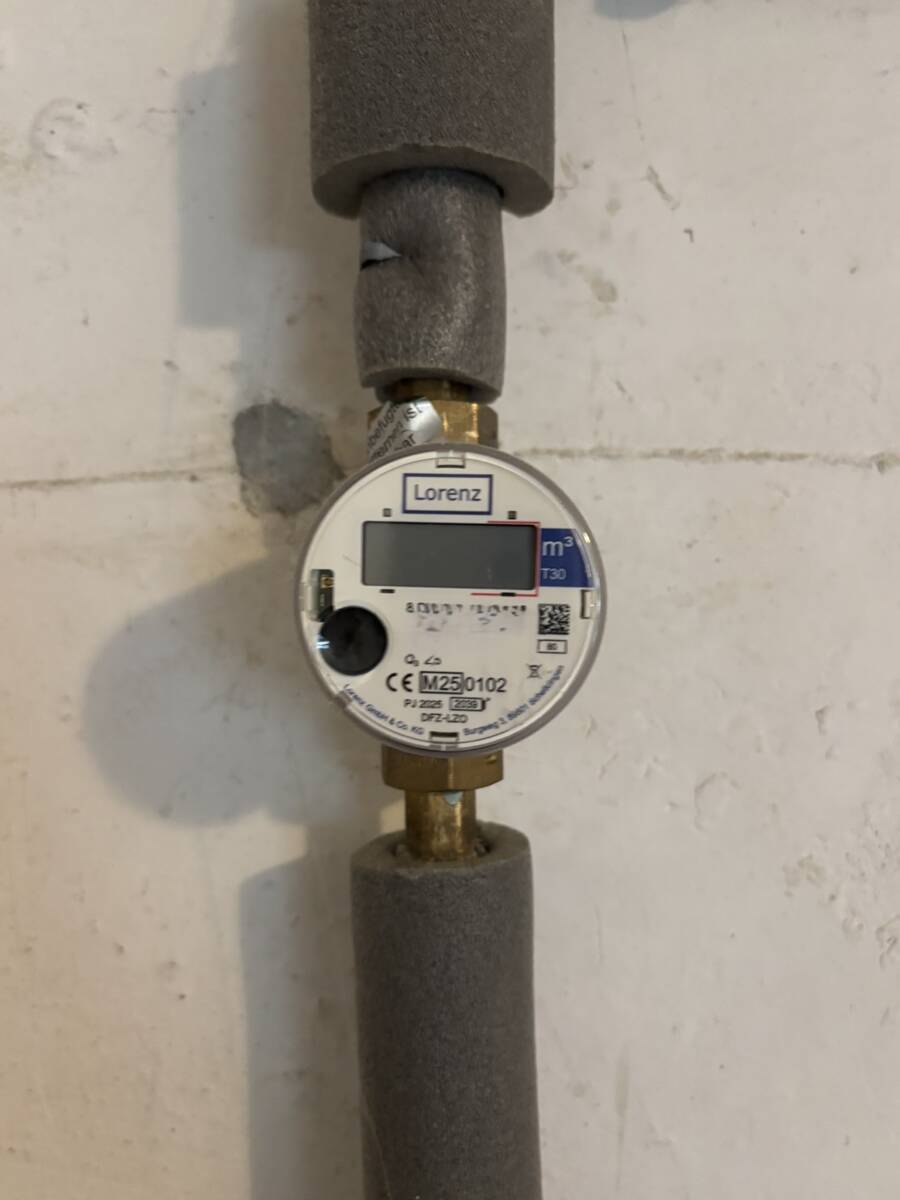 Zähler Wasser Waschmaschine