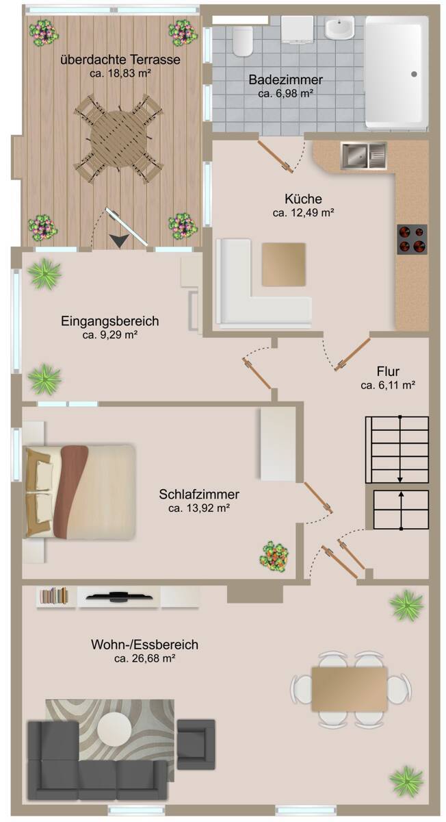 Grundriss Erdgeschoss