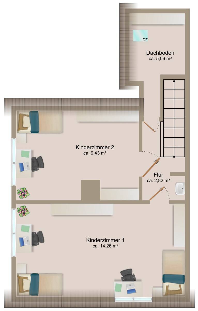 Grundriss Dachgeschoss