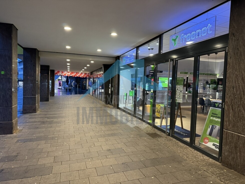 Zugang die überdachte Passage