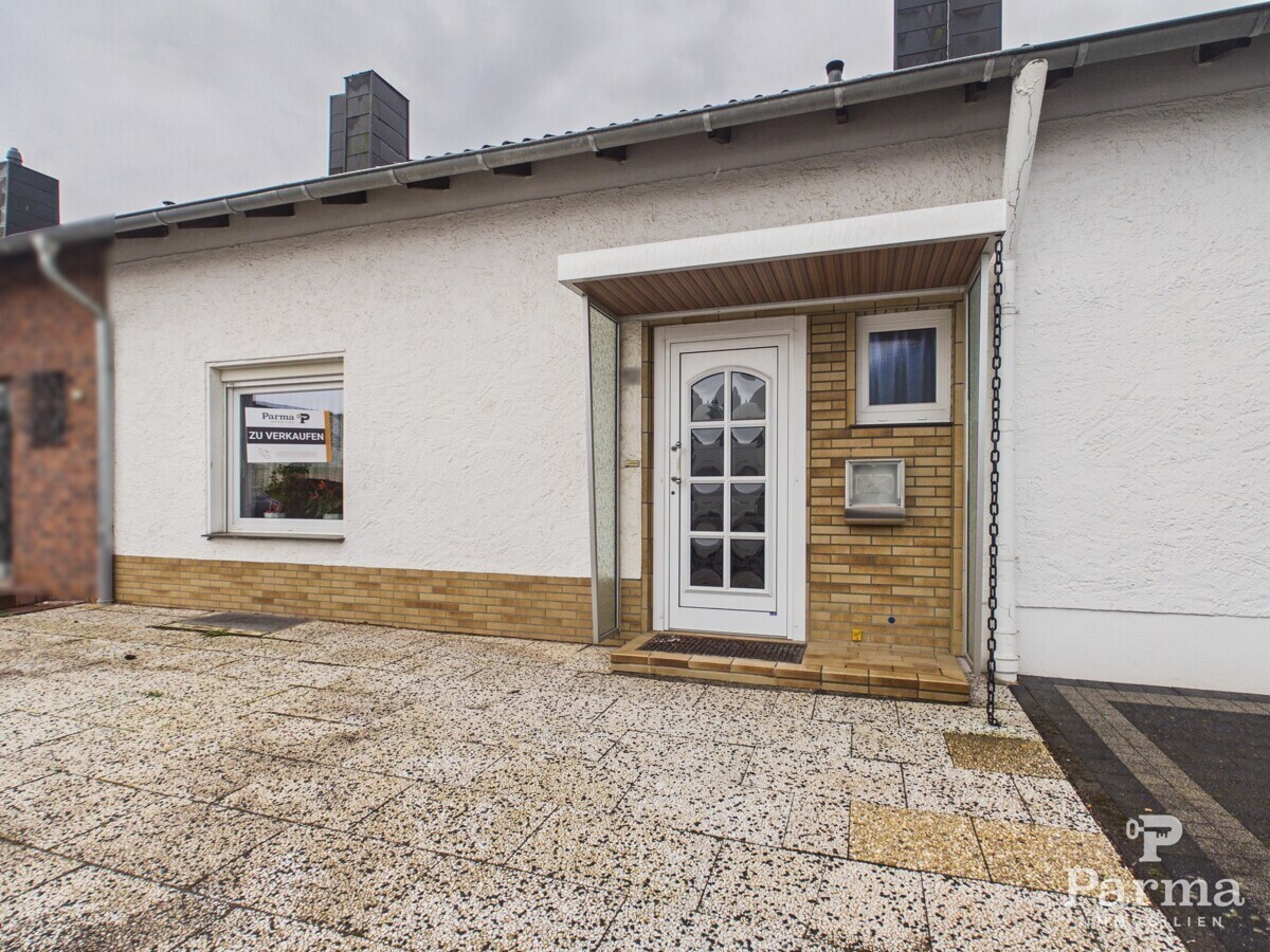 Vorderansicht des Hauses