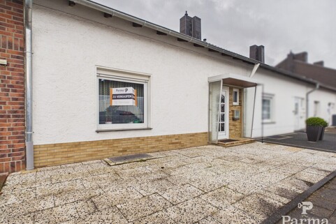 Vorderansicht des Hauses