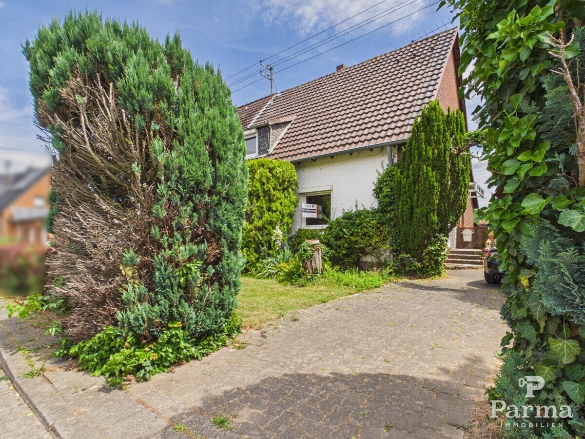 Vorderansicht des Hauses