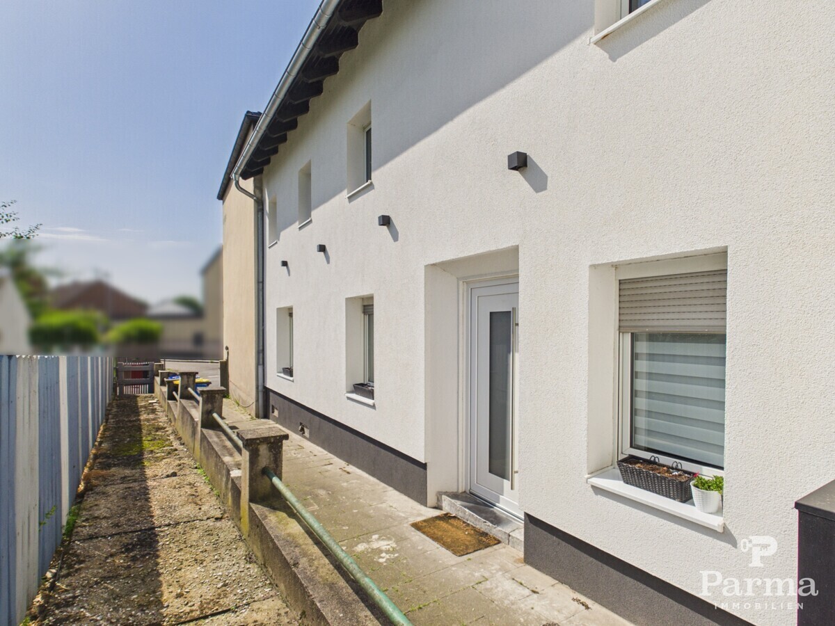 Vorderansicht des Hauses