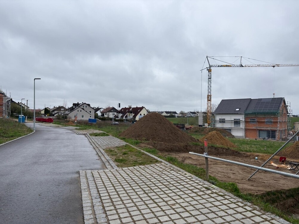 Blick auf weitere Baustellen 