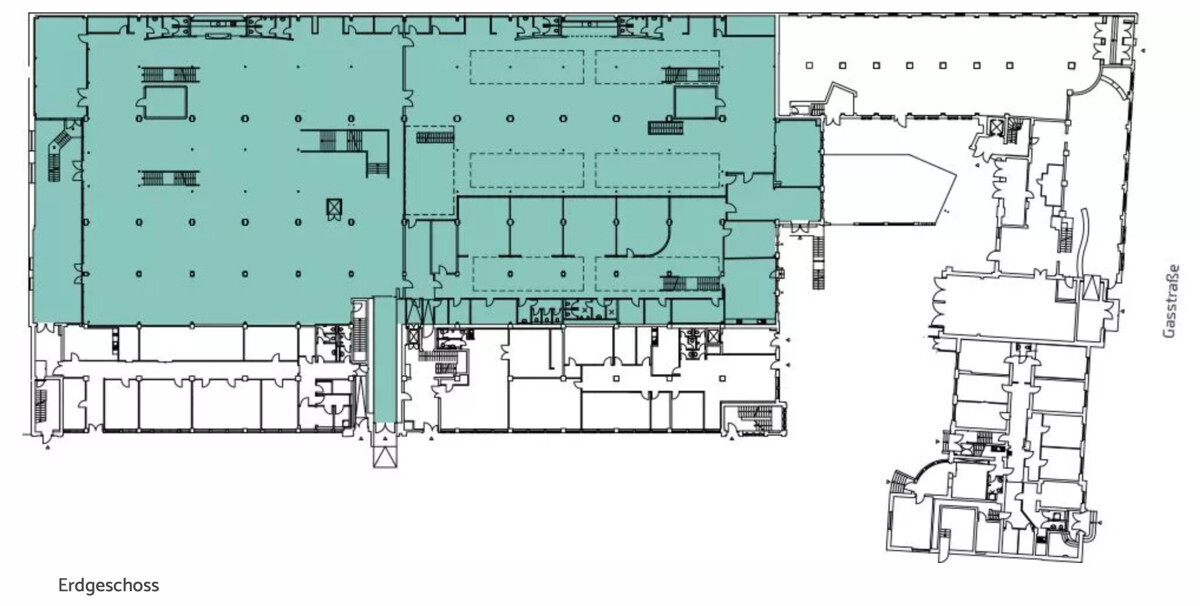 Grundriss Halle EG