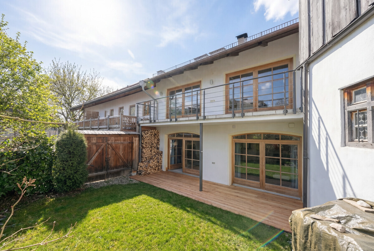 Rückansicht des Hauses