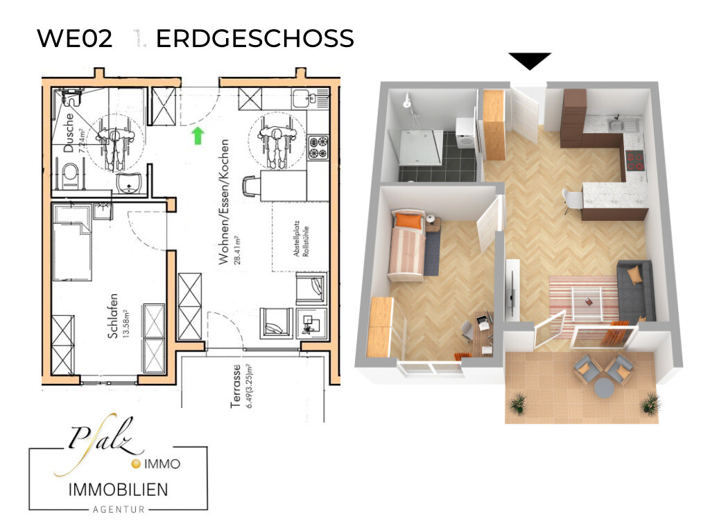 WE02 3D Grundriss
