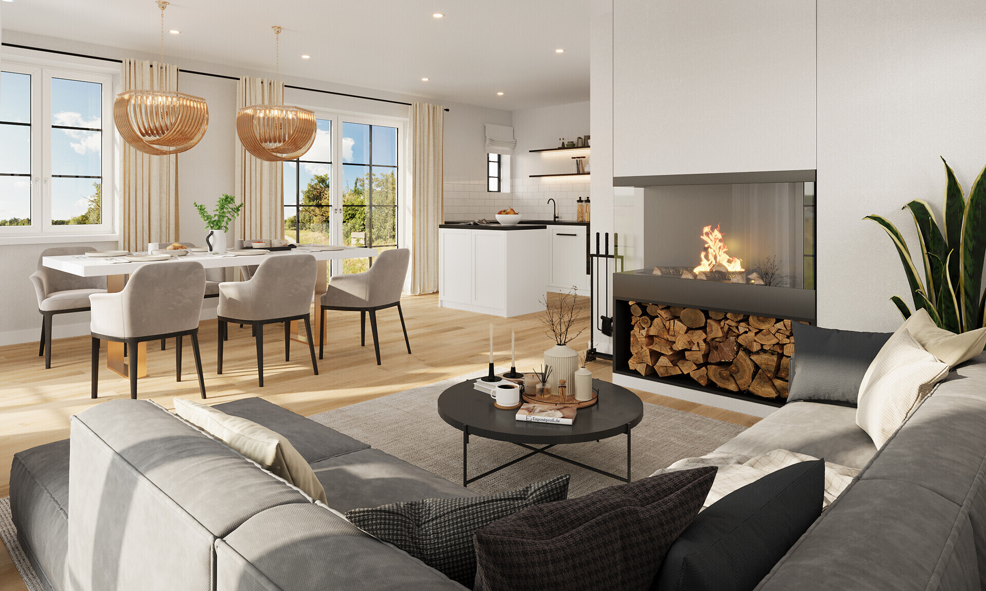 Visualisierung Wohnzimmer