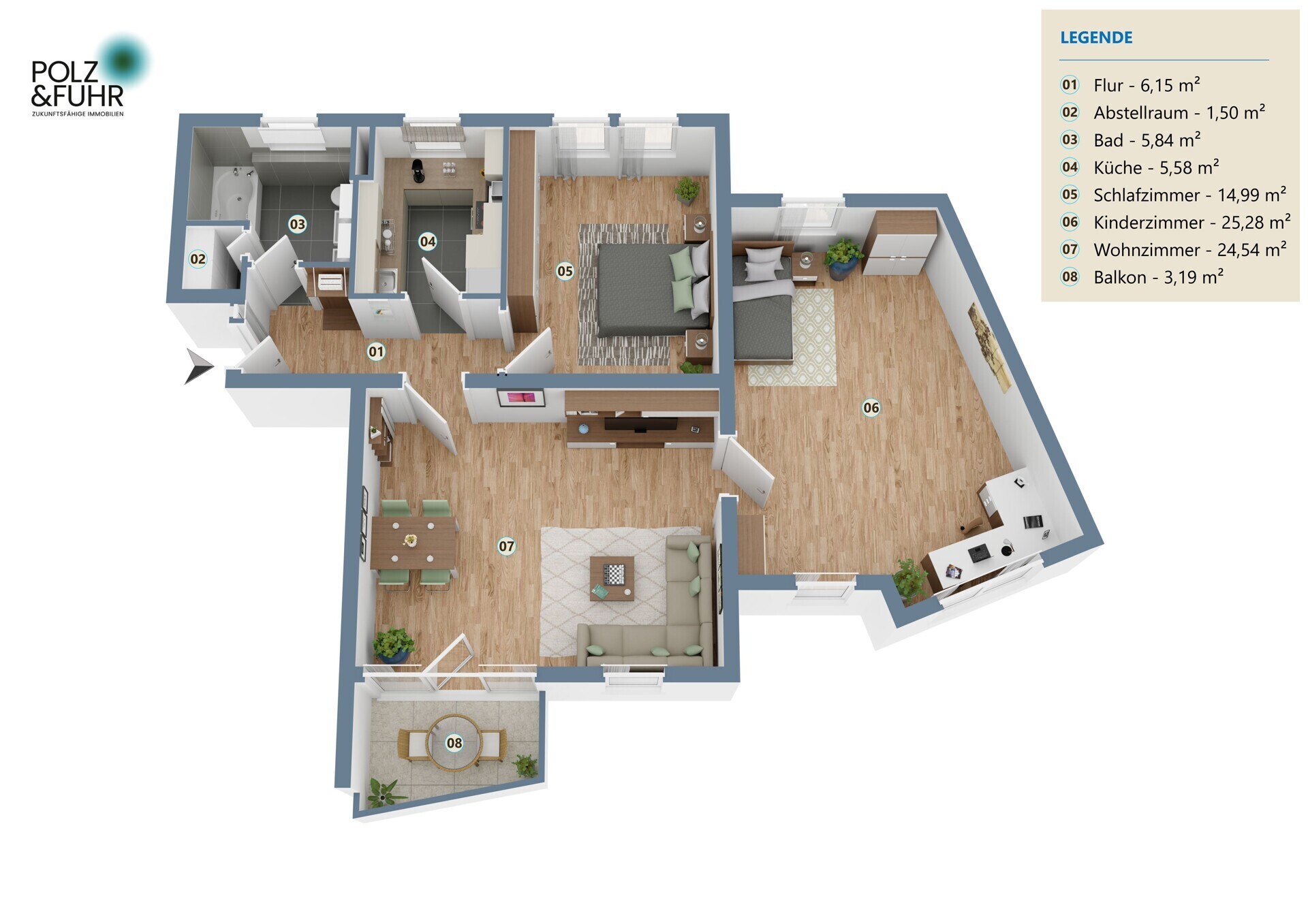 3D-Grundriss