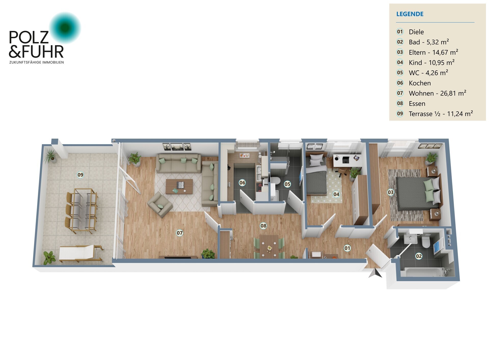 3D-Grundriss