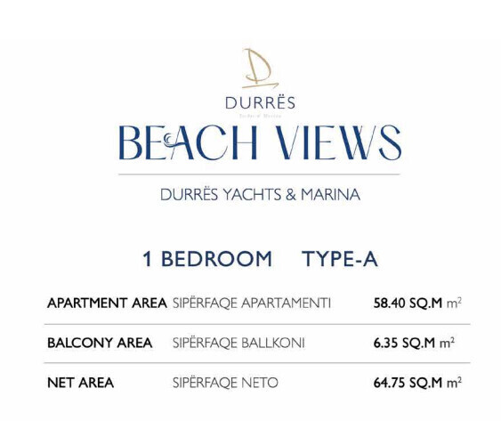 TYPE A 1 BEDROOM MQ.