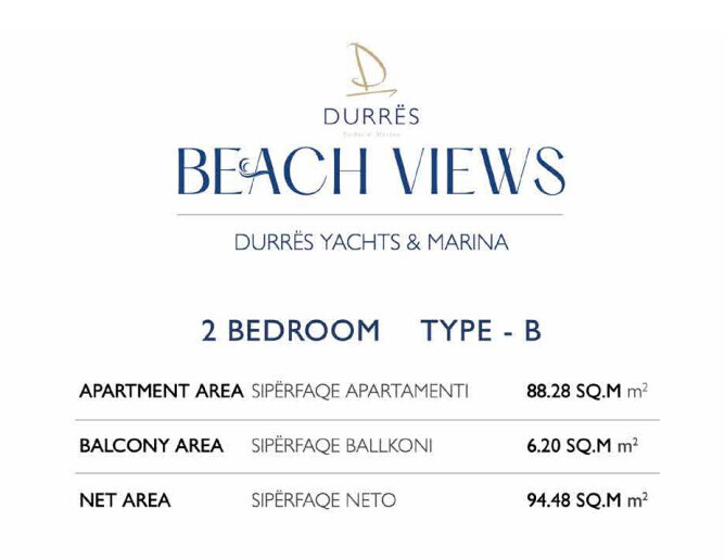 TYPE B - 2 BEDROOM