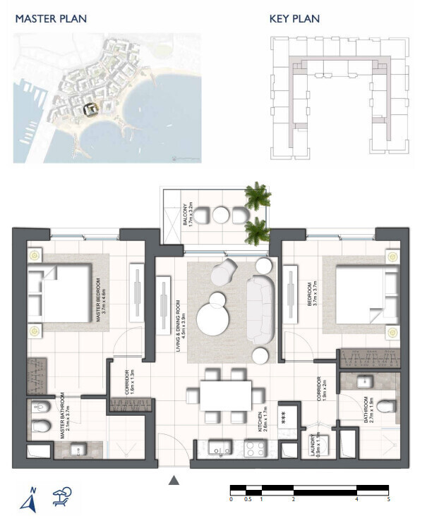 MASTERPLAN TYPE B - 2 BEDROOM