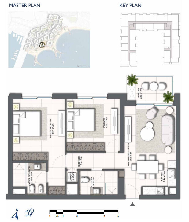 MASTERPLAN TYPE A - 2 BEDROOM