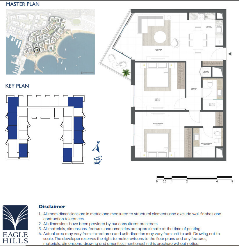 2 Bedroom Type 1 Masterplan