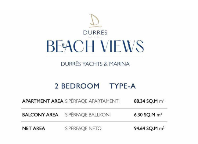 TYPE A - 2 BEDROOM MQ.