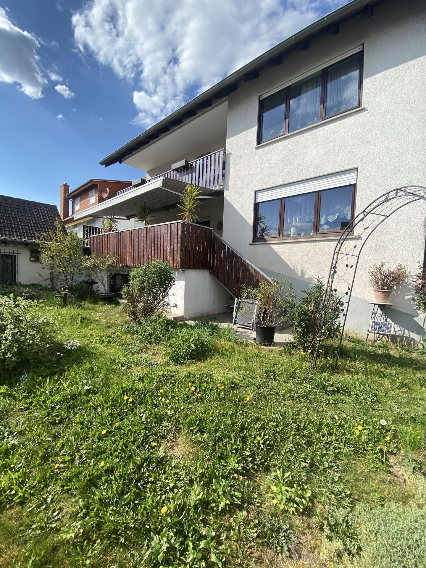Blick auf Terrasse