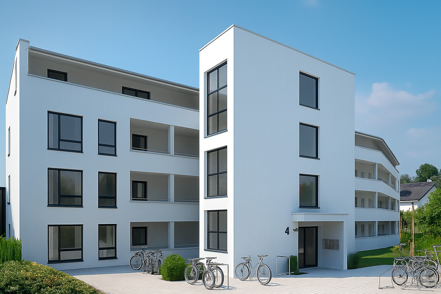 Hausrückseite