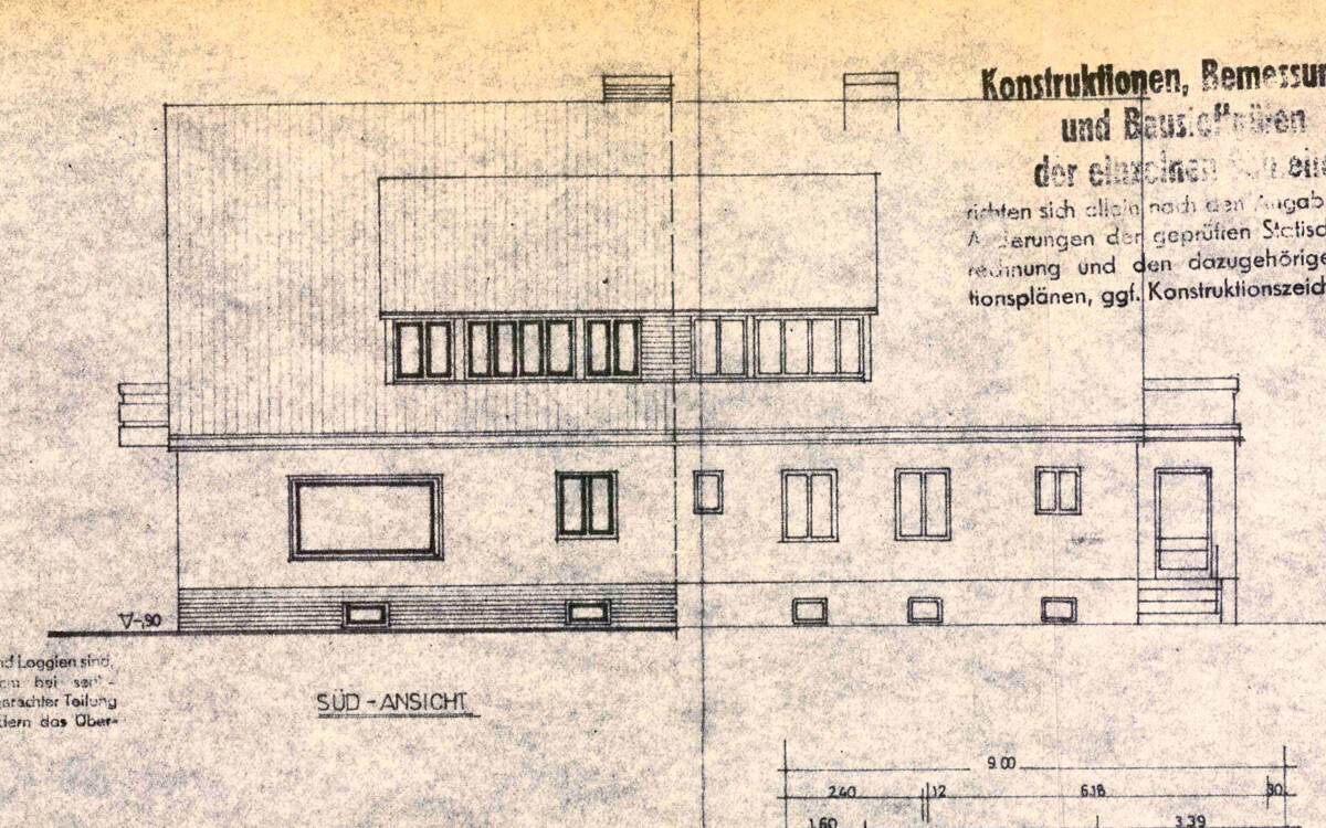 Niester 45, Ansicht Süd 