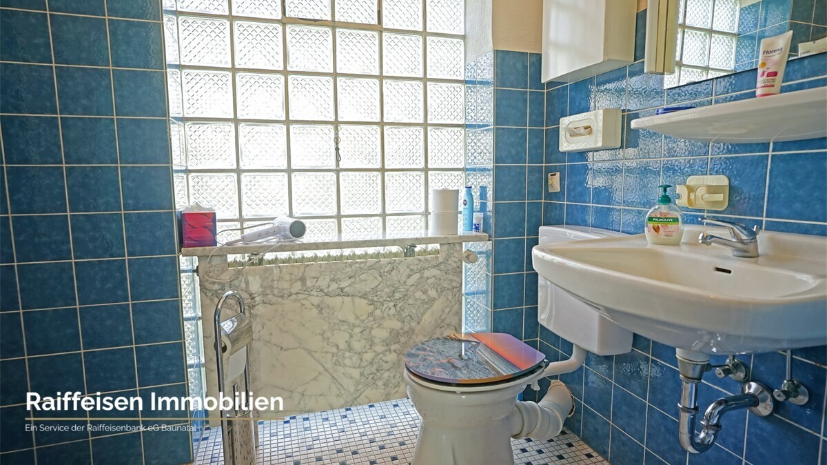 RAIBA IMMO - Wohnen am Sonnenhang 1 - WC blau