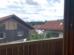 Blick vom Balkon