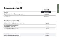 Berechnungsbeispiel 1 (Eigennutzung)