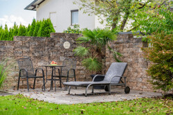 Terrasse im Herbst