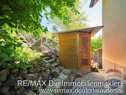 Sauna im Garten