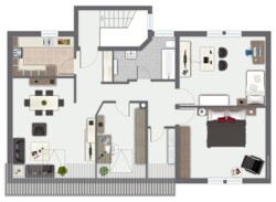 Grundriss 2. Obergeschoss Vorderhaus