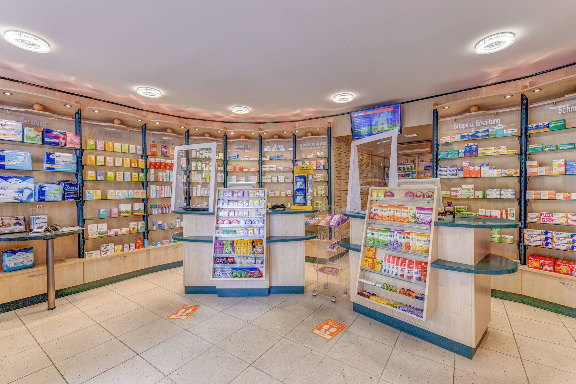 Ansicht Verkaufsraum Apotheke