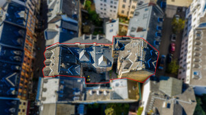 Blick auf das Ensemble