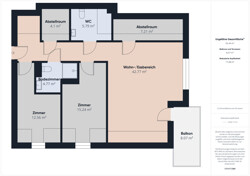 DG - 3-Zimmer Whg.