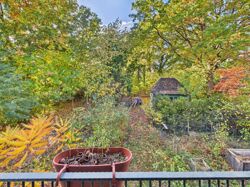 Blick in den Garten (aus Zimmer 5)