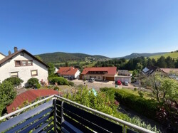Aussicht vom Balkon