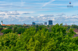 Blick nach München City