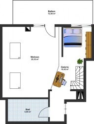 Grundriss Galerie
