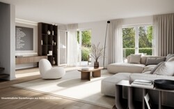 Innenvisualisierung Wohnzimmer