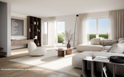 Innenvisualisierung Wohnzimmer