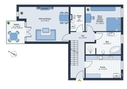 Grundriss Obergeschoss