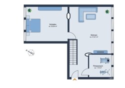 Grundriss Dachgeschoss