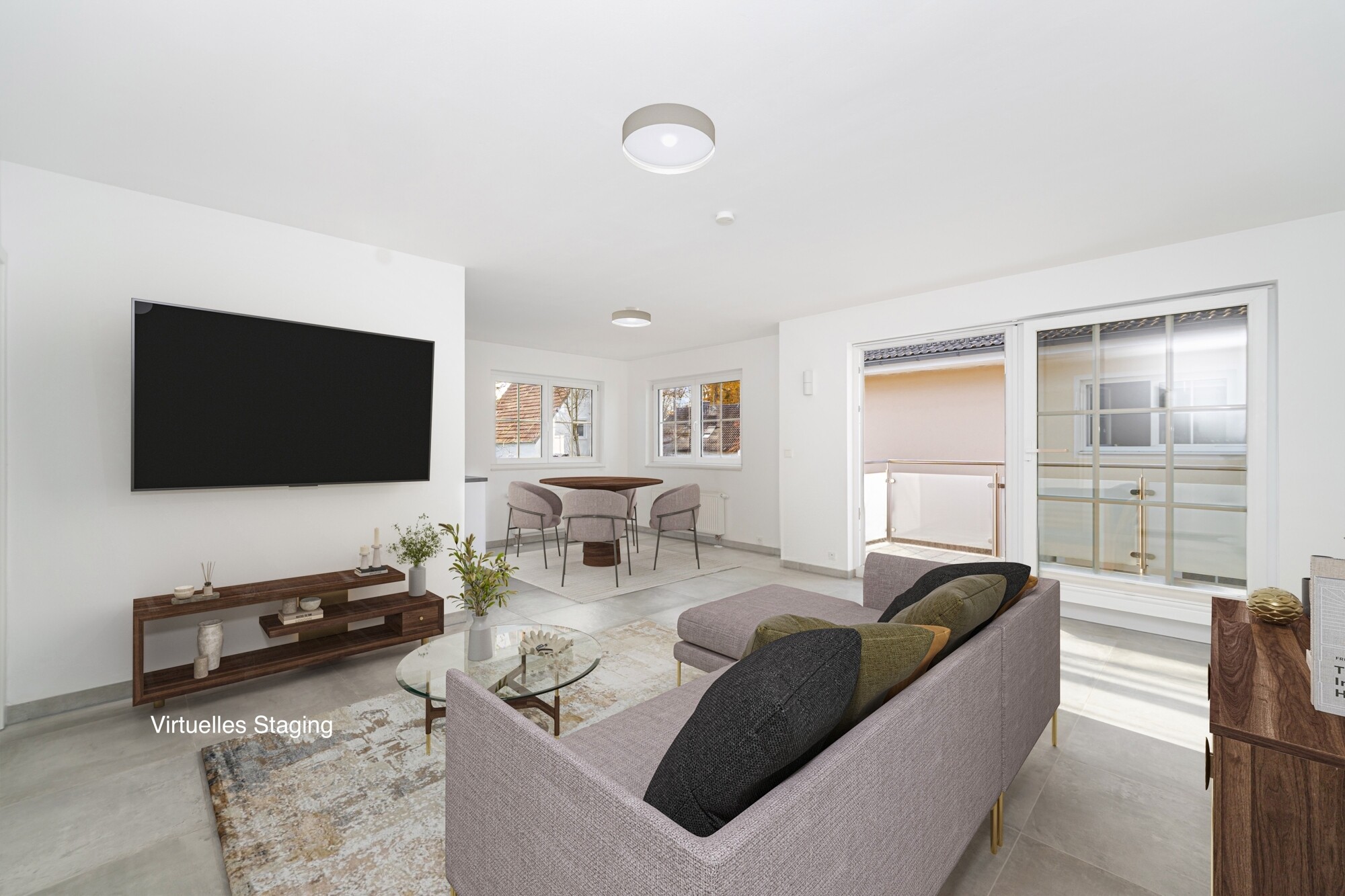 Wohnbeispiel - Wohnen/Essen