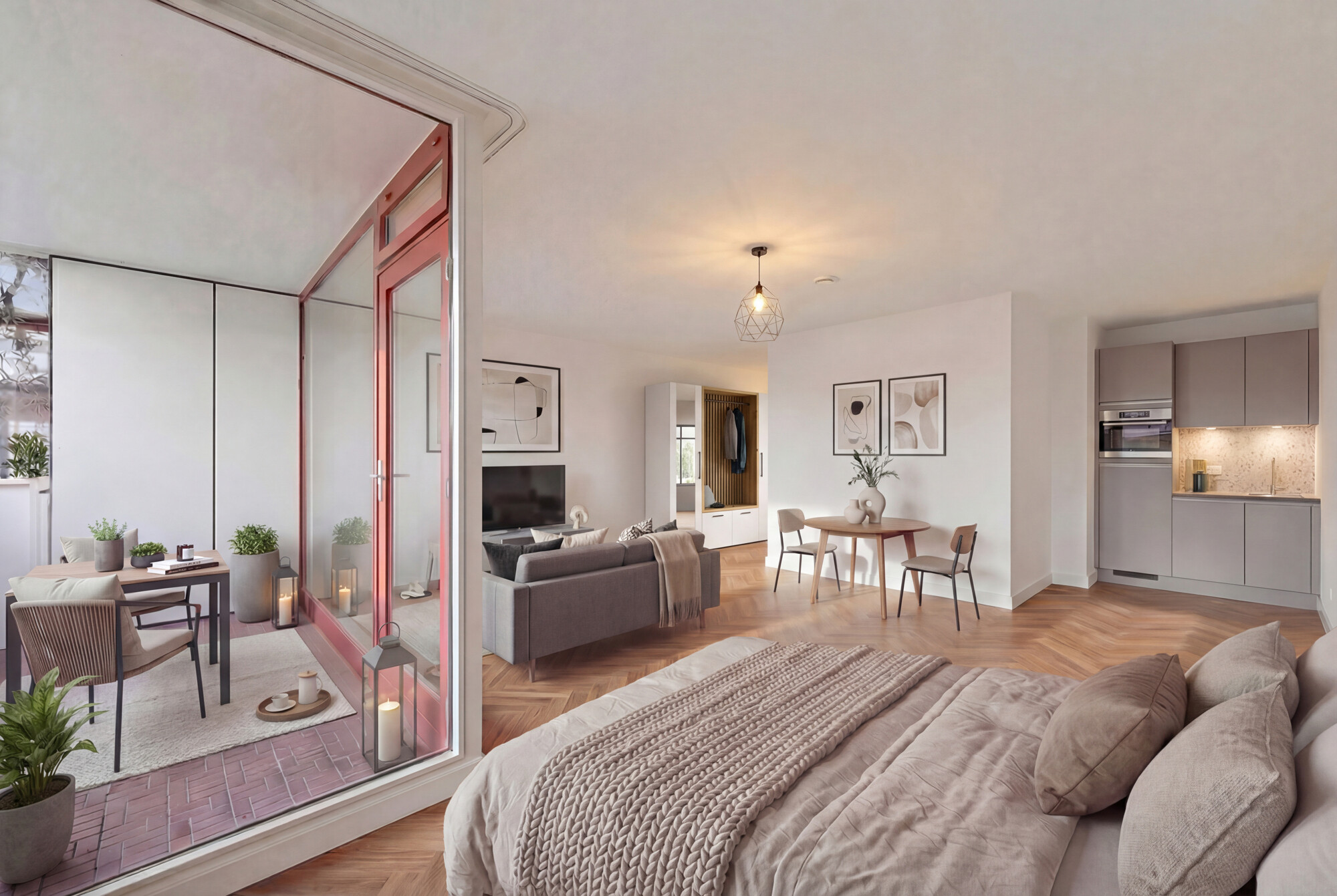 Wohnbeispiel virtuell staging