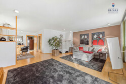 Wohn-/Esszimmer mit Kachelofen