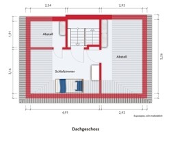 Grundriss Dachgeschoss