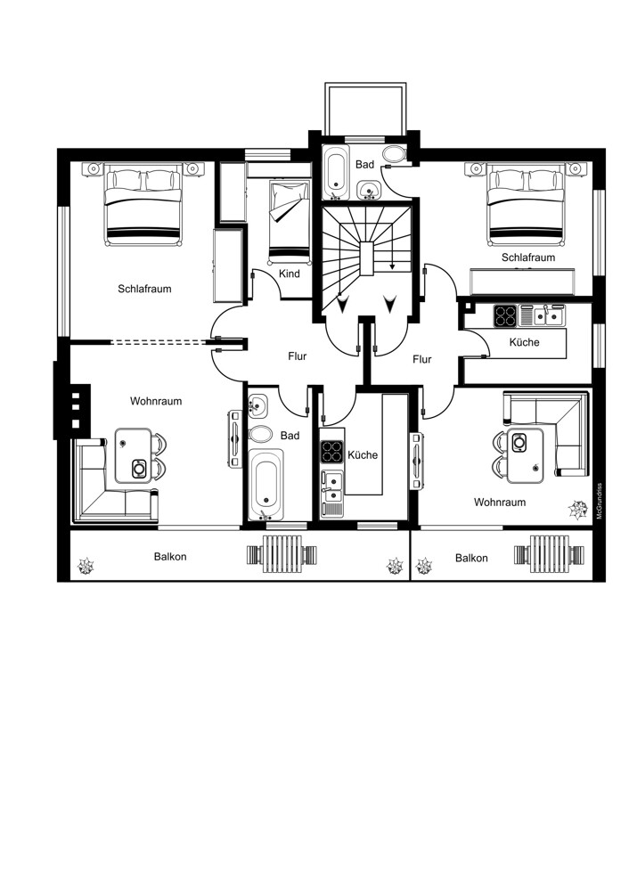 Grundriss 1. OG