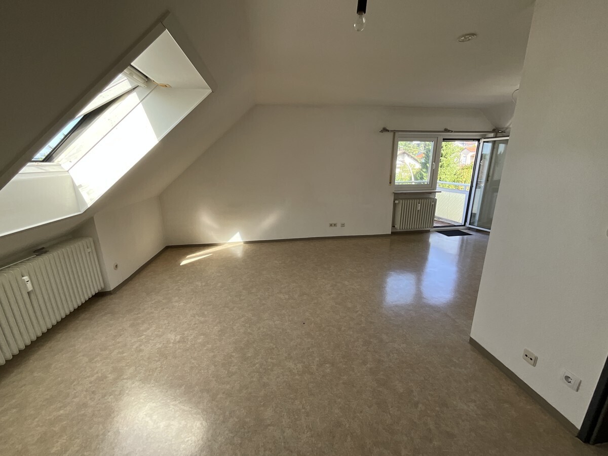 Wohn- und Essbereich im Dachgeschoss