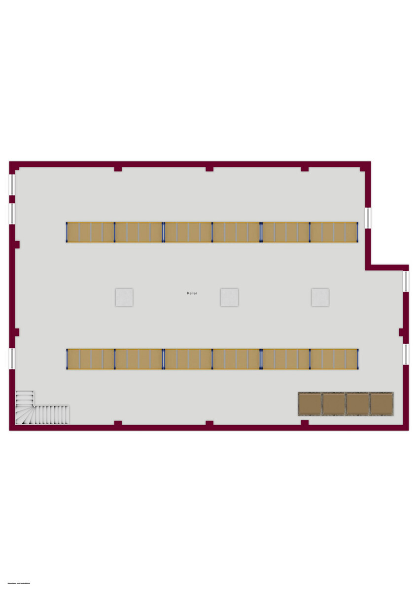 Keller unter Halle 3